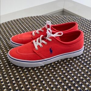 Polo Ralph Lauren Red Sneakers